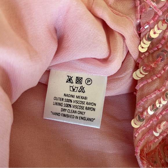 Nadine Merabi Sadie Dress Pink NWT - Picture 11 of 11